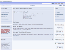 Tablet Screenshot of a1medsupply.com